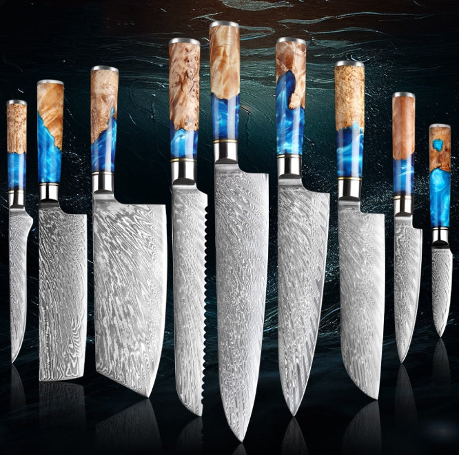 Kitchen Chef Knife Set – Meat Chopper & Multipurpose Blades