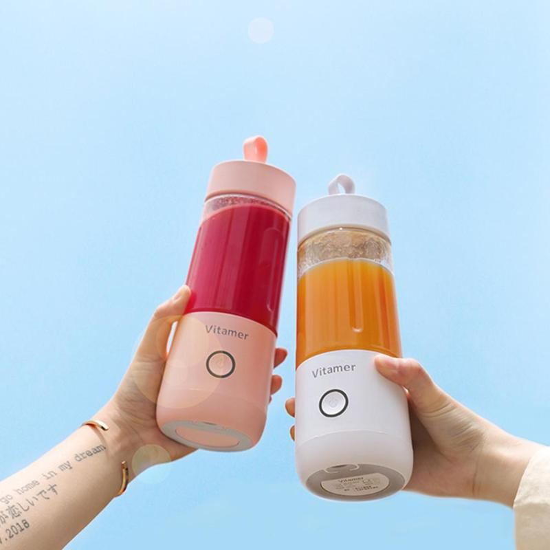 350ml Portable USB Blender Bottle – Rechargeable Smoothie & Juice Maker