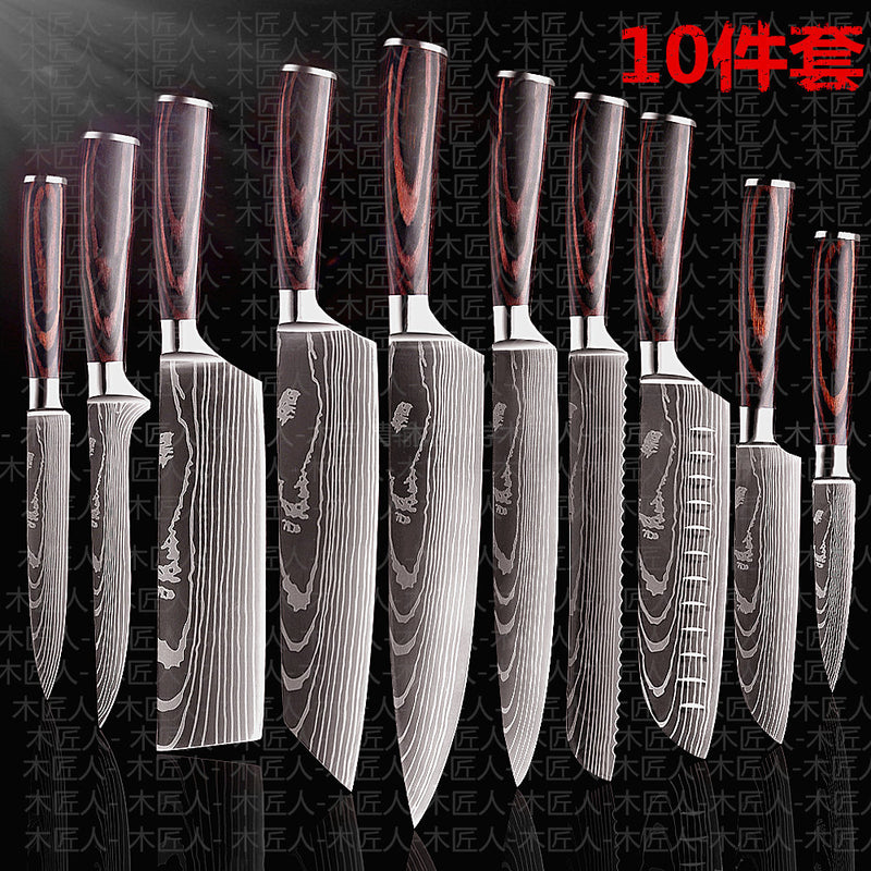 Chef Knife Set – Cleaver, Slicing & Kitchen Prep Knives