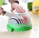 Salad Cutter Bowl – Fruit & Vegetable Chopper for Quick Prep