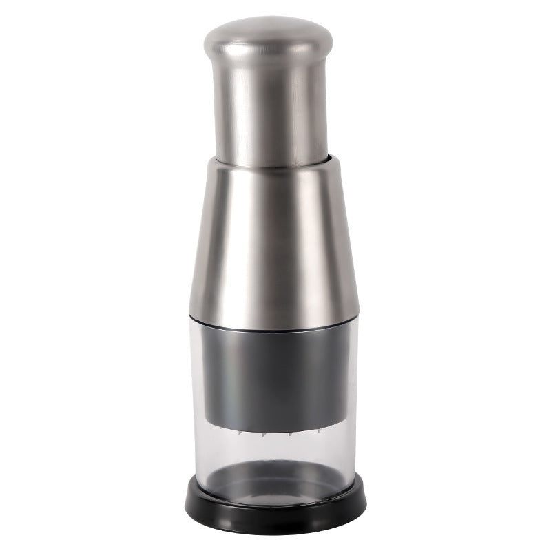 Manual Garlic & Onion Chopper – Multi-Blade Vegetable Crusher