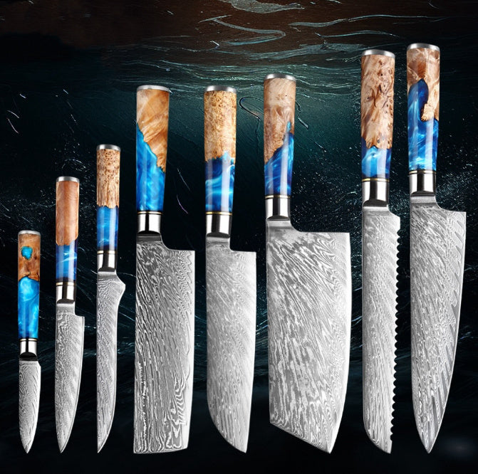 Kitchen Chef Knife Set – Meat Chopper & Multipurpose Blades