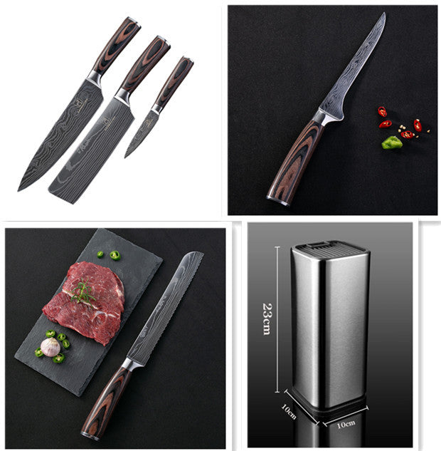 Chef Knife Set – Cleaver, Slicing & Kitchen Prep Knives