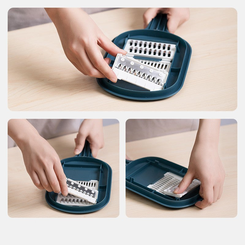 Multi-Function Vegetable Cutter & Grater Set – Slicer, Peeler & Kitchen Tool