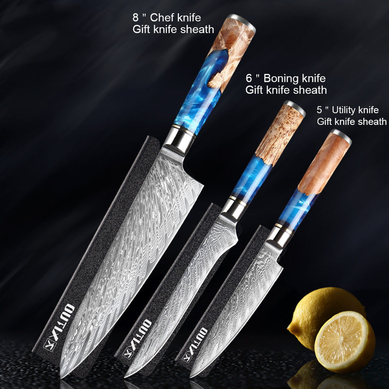 Kitchen Chef Knife Set – Meat Chopper & Multipurpose Blades