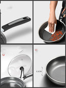 KitchenForge Deep Stone Nonstick Frying Pan