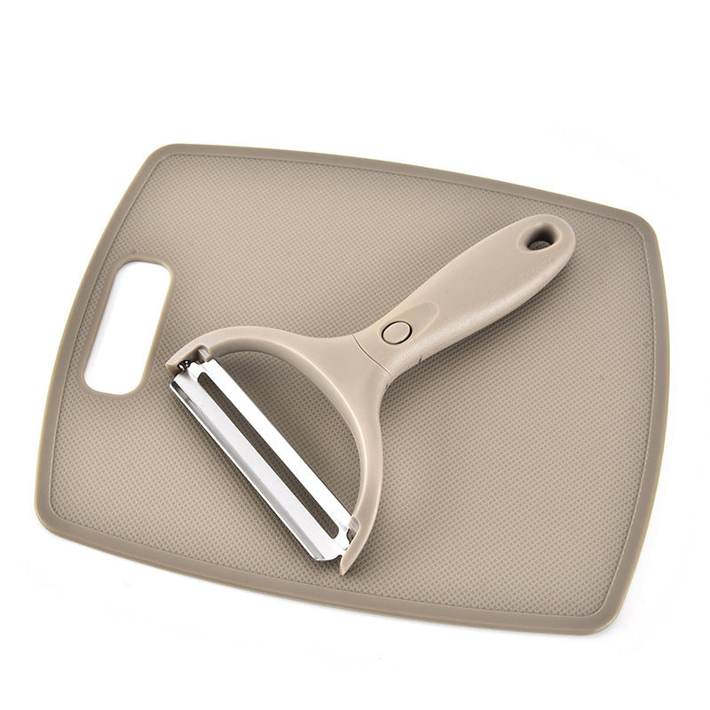 3-Piece Kitchen Cutter Set – Chopping Board, Fruit Knife & Peeler