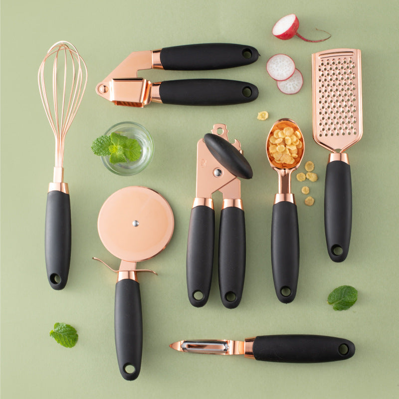 Copper-Plated Peeler Set – Kitchen Household Gadgets (3-Piece)