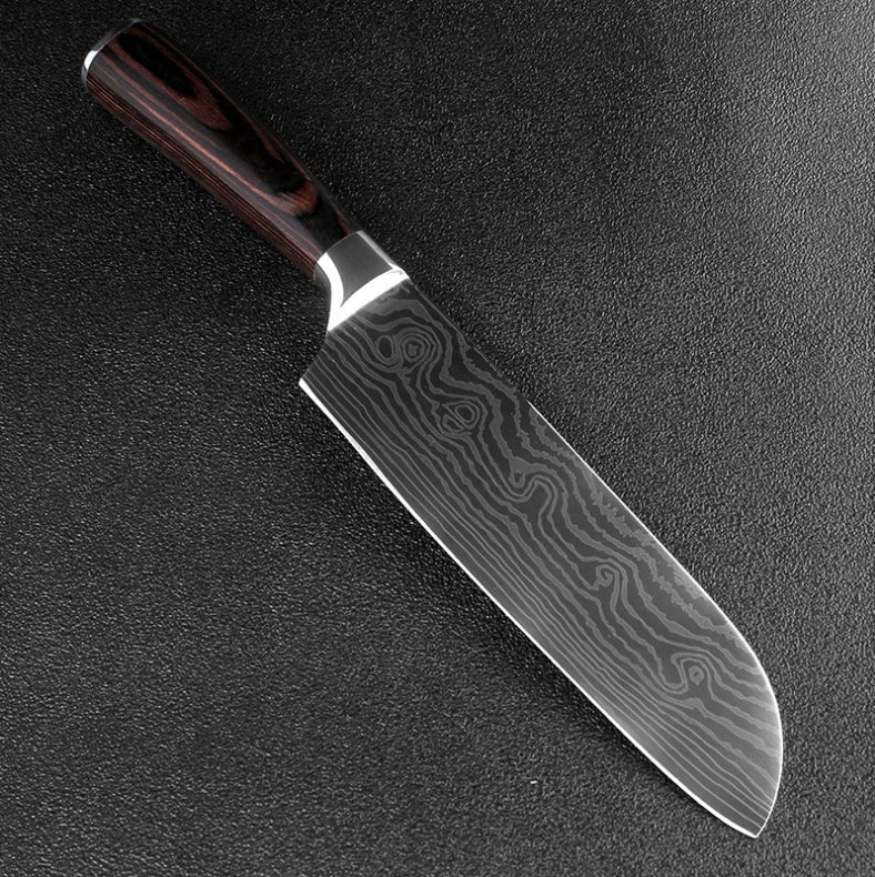 Carpenter-Style Chef Knife Set – 6 or 8-Piece Cooking Knife Collection