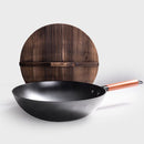 Handmade Traditional Iron Wok – Flat Bottom Stir-Fry Pan