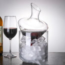 Modern European-Style Glass Ice Bucket