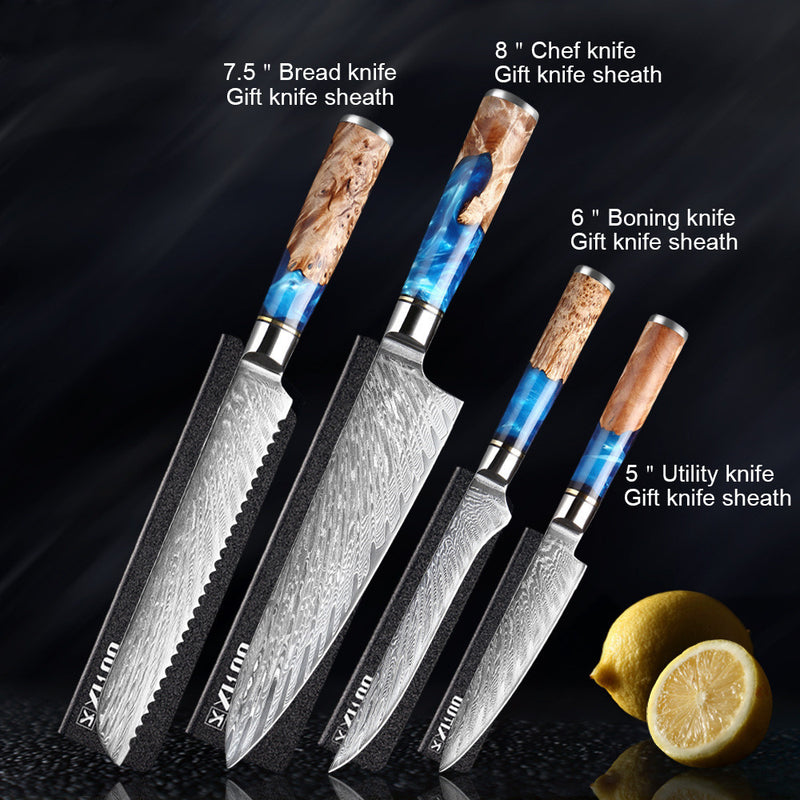 Kitchen Chef Knife Set – Meat Chopper & Multipurpose Blades