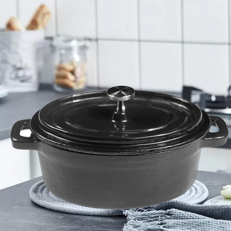 Mini Oval Saucepan – Nonstick Small Cooking Pot