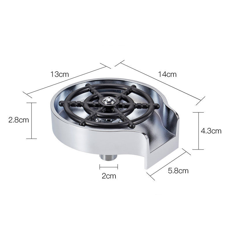 High-Pressure Bar Sink Glass Rinser – Cup & Pitcher Washer Tool