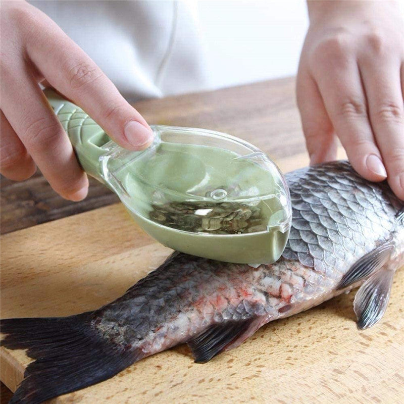 Fish Scale Remover & Skin Scraper – Quick-Cleaning Descaling Tool