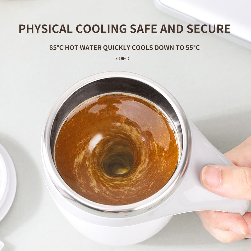 Rechargeable Self-Stirring Magnetic Mug – Electric Mixing Cup