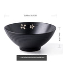 Large Ceramic Ramen & Soup Bowl (Binaural Design)