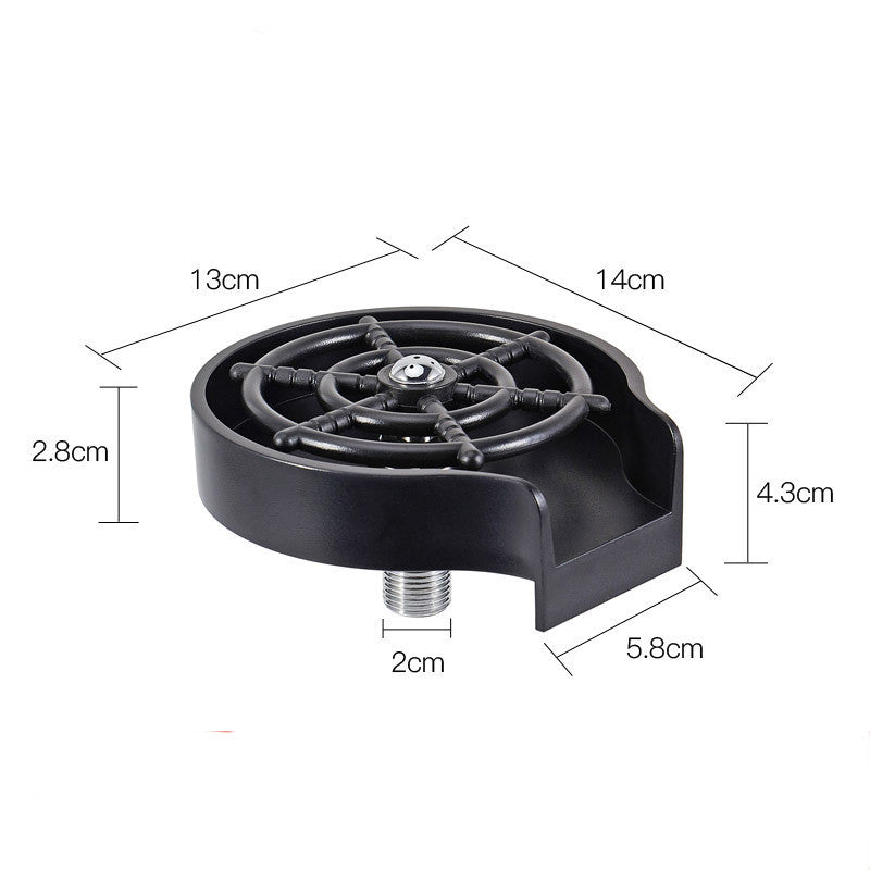 High-Pressure Bar Sink Glass Rinser – Cup & Pitcher Washer Tool