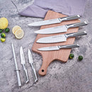 15-Piece Kitchen Knife Set with Block – German Stainless Steel & Hollow Handles