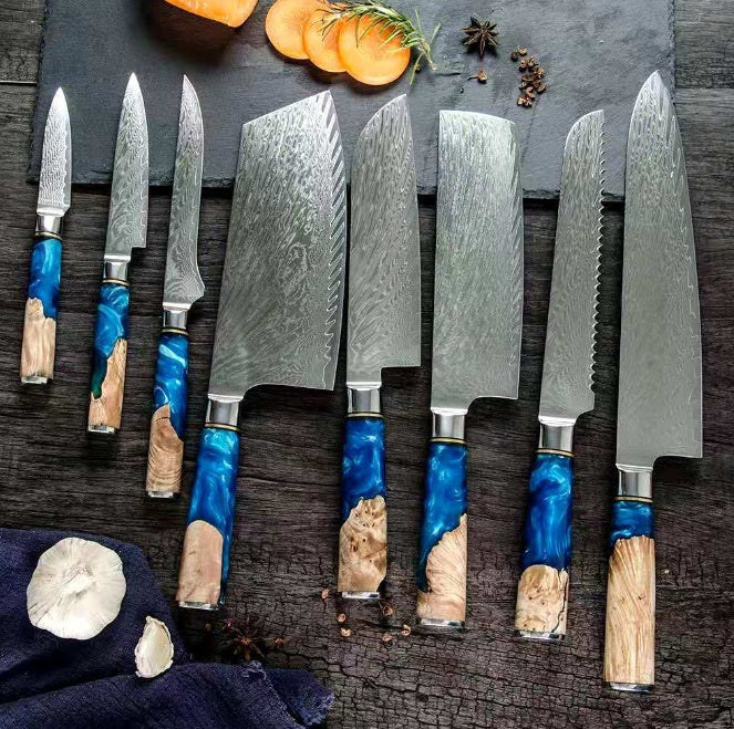 Kitchen Chef Knife Set – Meat Chopper & Multipurpose Blades