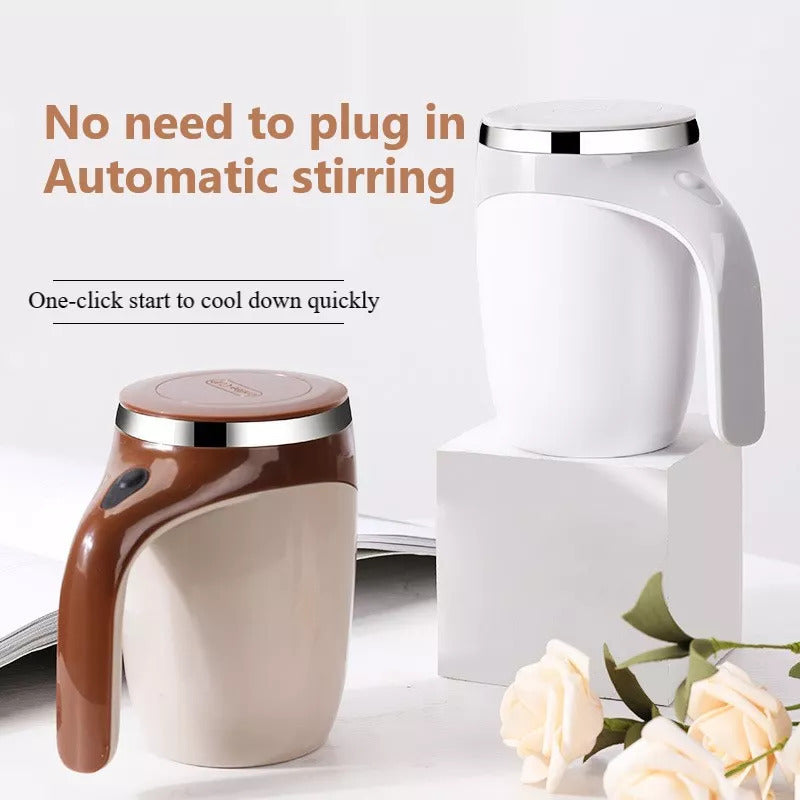 Rechargeable Self-Stirring Magnetic Mug – Electric Mixing Cup