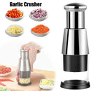 Manual Garlic & Onion Chopper – Multi-Blade Vegetable Crusher