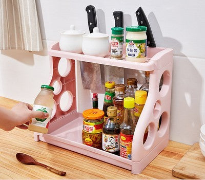 Multilayer Kitchen Storage Rack – Space-Saving Organizer Shelf
