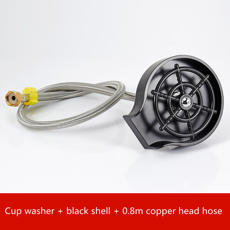 High-Pressure Bar Sink Glass Rinser – Cup & Pitcher Washer Tool